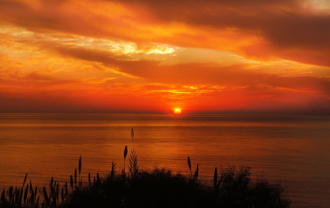 Sunset over Saginaw Bay